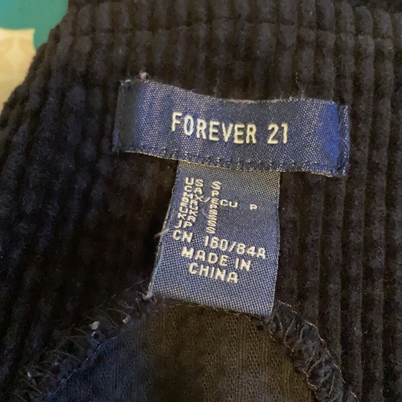 Forever 21 Black Overall Dress Size S - Picture 4 of 5